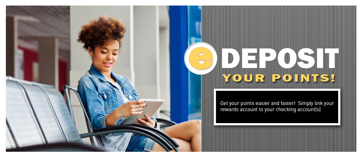 Thank you for using your debit card!  Redeeming your points is easy! Create an account today, browse the site and start redeeming your points for great gifts.