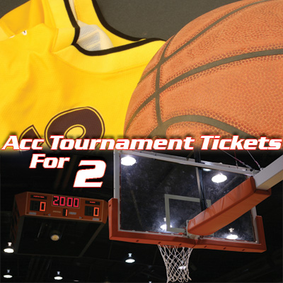 ACC<sup>®</sup> Tournament Tickets - Witness college basketball at its finest! 2 tickets to the ACC Men’s Basketball Tournament. Tickets subject to availability based on date of request. Airfare not included.