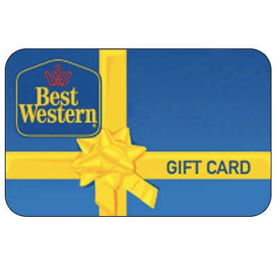 BEST WESTERN<sup>&reg;</sup> $100 Gift Card - Whether you're off to the beach, visiting family, or looking for some adventure, this $100 gift card can be used at any of the more than 4,200 Best Western hotels worldwide.