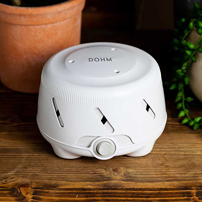 DOHM<sup>&reg;</sup>Uno Natural Sound Machine - Natural white noise producing our signature sound, the soothing ambient sounds of rushing air, without the disturbance of actual moving air. Mask background noise for better sleep and relaxation. 