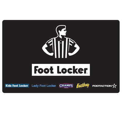 FOOT LOCKER<sup>&reg;</sup> $25 Gift Card - Get in gear with athletic apparel, accessories, and fan gear for the entire family.
