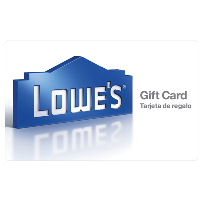 LOWE'S HOME IMPROVEMENT<sup>&reg;</sup> $25 Gift Card - Find everything you need for your home improvement projects.