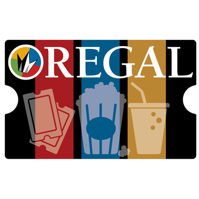 REGAL ENTERTAINMENT GROUP<sup>&reg;</sup> $25 Gift Card - Use this card to go see the latest major motion picture!