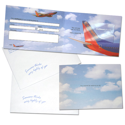 SOUTHWEST AIRLINES<sup>&reg;</sup> $250 Gift Card - It's time to plan that vacation you've been wanting!  With this gift card, you can take $250 off of your next trip on Southwest Airlines.