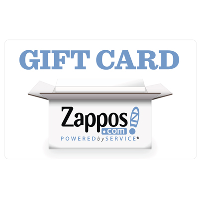 ZAPPOS® $25 Gift Card - Shop online at Zappos.com for clothing, shoes, handbags and more.  Choose from over 1,000 brands, over 125,000 styles, and over 4 million items from their warehouse.